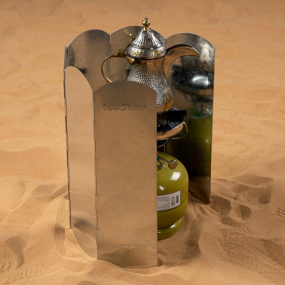 ذراية مقاومة للهواء 50 سم 6 درفة - تتحمل حرارة عالية، تمنع تطاير الزيت، سهلة التخزين وتوفر مساحة،ضمان سنتان