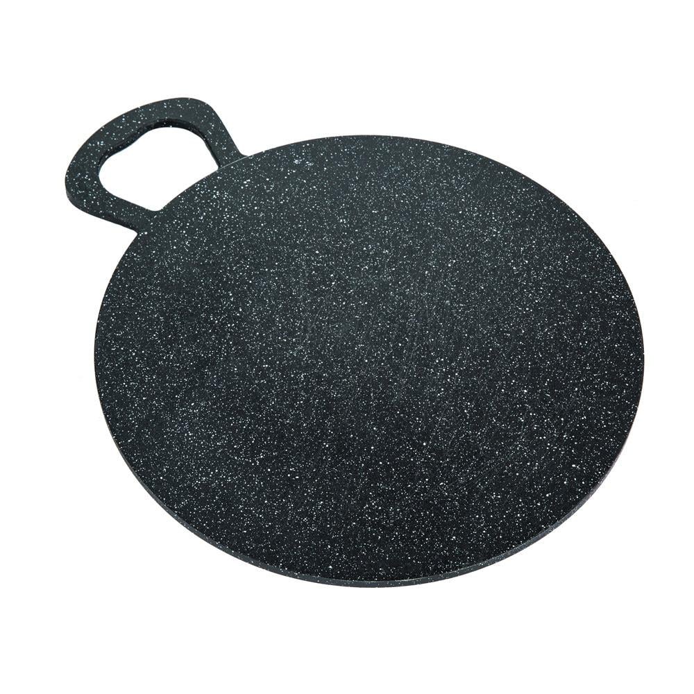 صاج شوي المونيوم مصبوب طبقة غير لاصقة 45 سم - يتحمّل الطبخ الشاق، يمنع التصاق الطعام، سهل التنظيف،ضمان سنتان