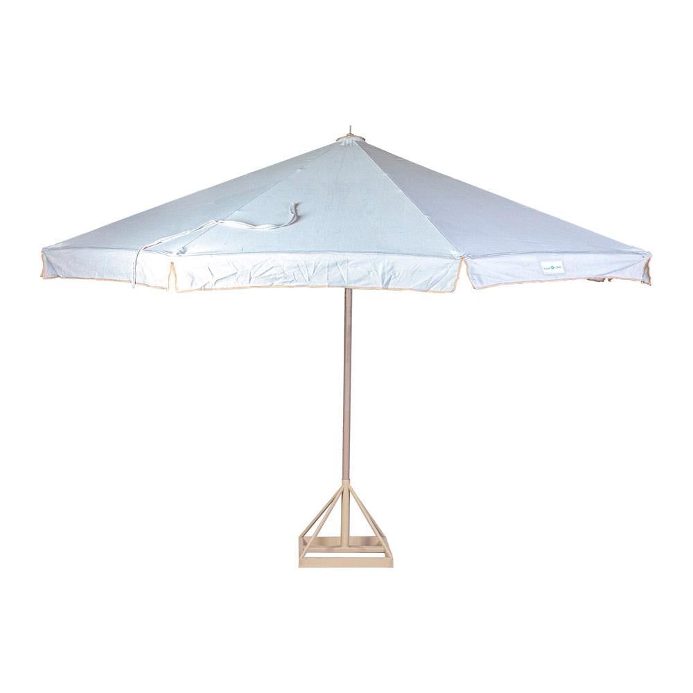 Al-Sanidi 4.1m Round Umbrella - Provides ample shade, effective sun protection, and high stability in all weather conditions.