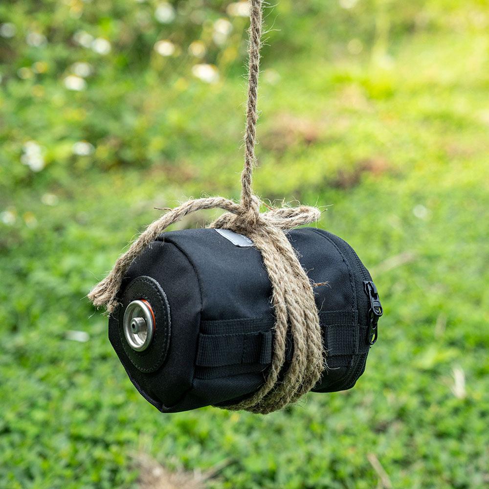 حبل متعدد الاستخدامات من الجوت 12 م- متين وموثوق، يناسب الأنشطة الخارجية، سهل الحمل والاستخدام،