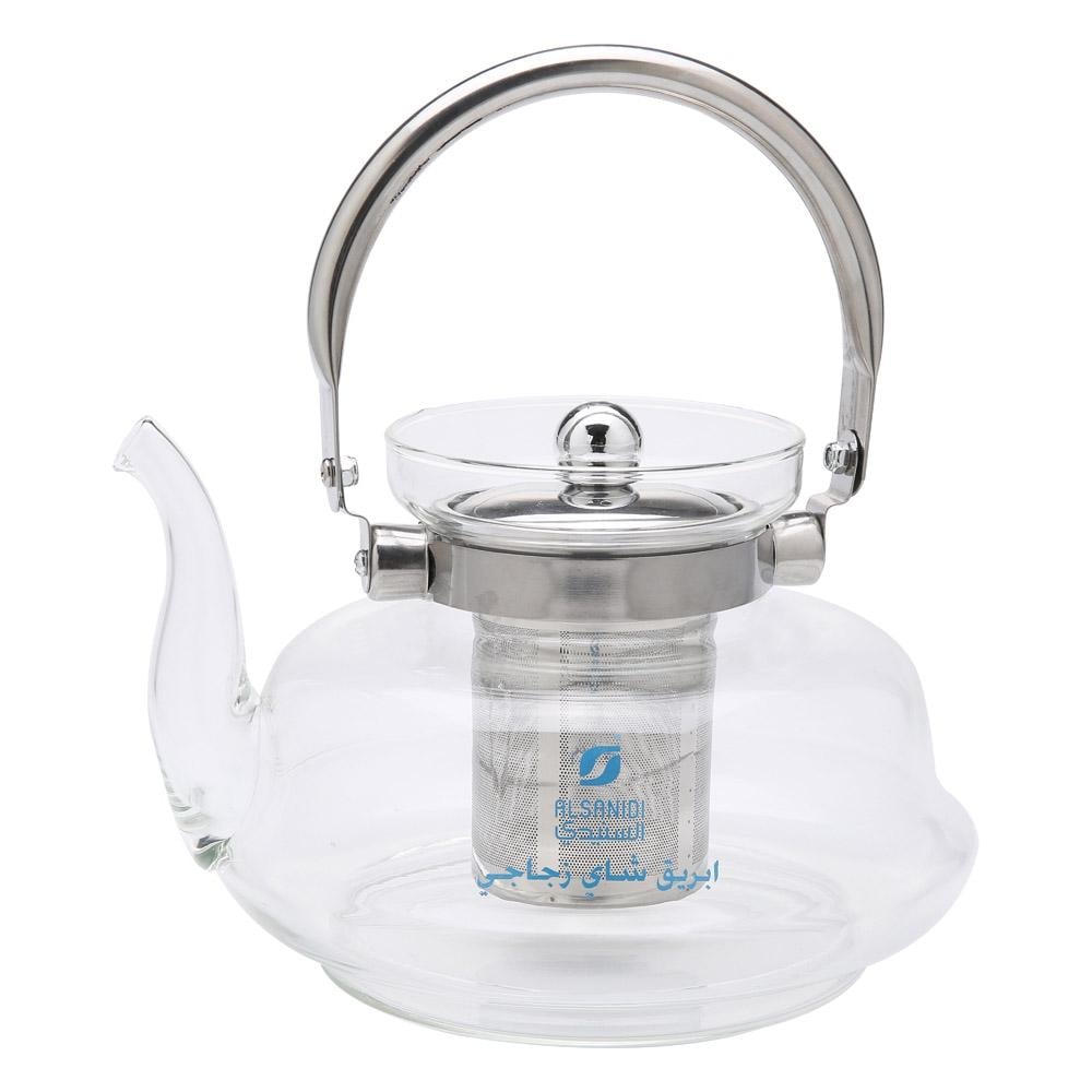 1.2L Glass Teapot - Heat-resistant, easy to filter and clean, suitable for everyday use and travel