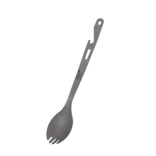 Titanium Spoon and Fork Set 4*19.7cm - Lightweight and easy to