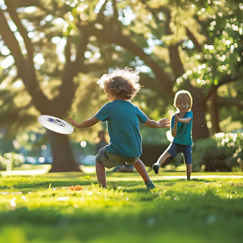 قرص طائر بلاستيك اسفنجي 23.5 سم- آمن للأطفال، سهل الحمل والتخزين، يوفر متعة ونشاط لجميع الأعمار،ضمان سنتان