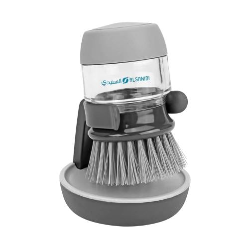 5.7cm Dish Cleaning Brush - Cleans efficiently without scratching, easy to use with one click, compact design saves space