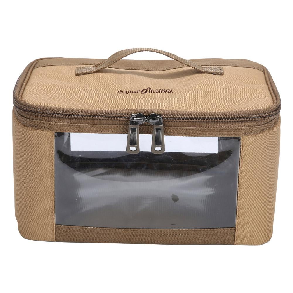 طقم علب بهارات كاملة 6 قطع- تنظم الأغراض بشكل مرتب، سهلة الحمل، تحمي المحتويات من البلل،ضمان سنتان