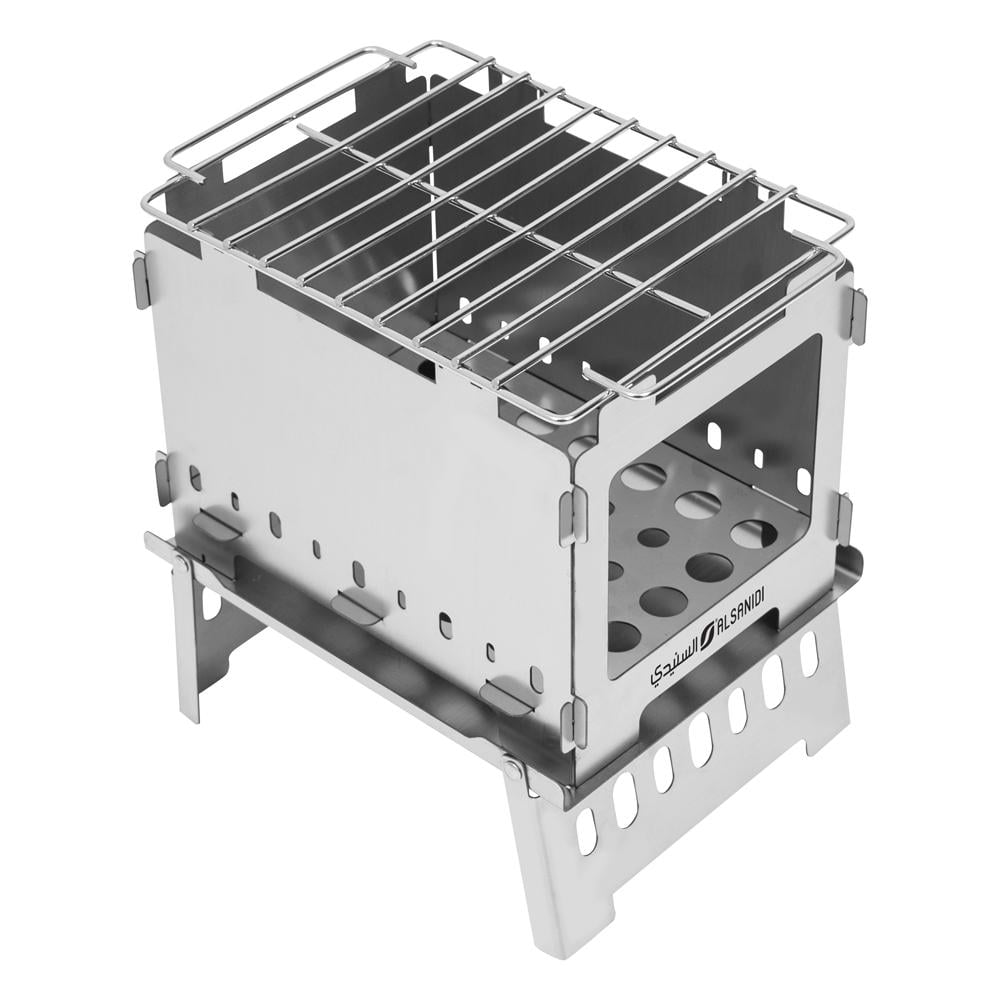 شواية هايكنج متعددة الوظائف 20.5* 15.5* 21 سم- خفيفة وسهلة الحمل، تتحمل درجات حرارة عالية، متعددة الاستخدامات،ضمان سنتان