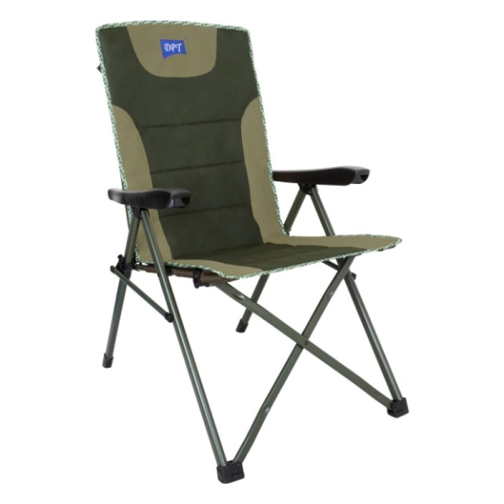 Green picnic chair, foldable, supports 100 kg, sturdy and durable design, 2-year warranty