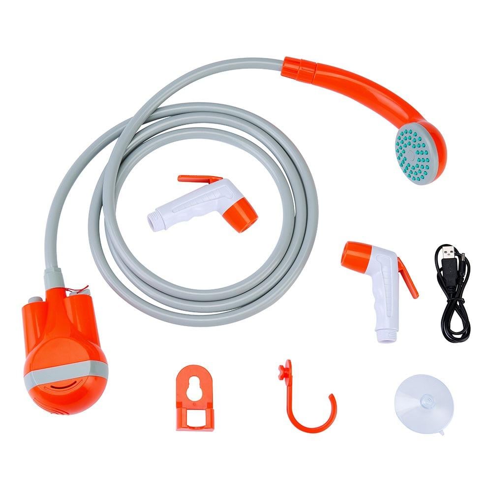 USB Charging Shower Head - Portable and Lightweight Design, Suitable Water Pressure Flow, 2-Year Warranty