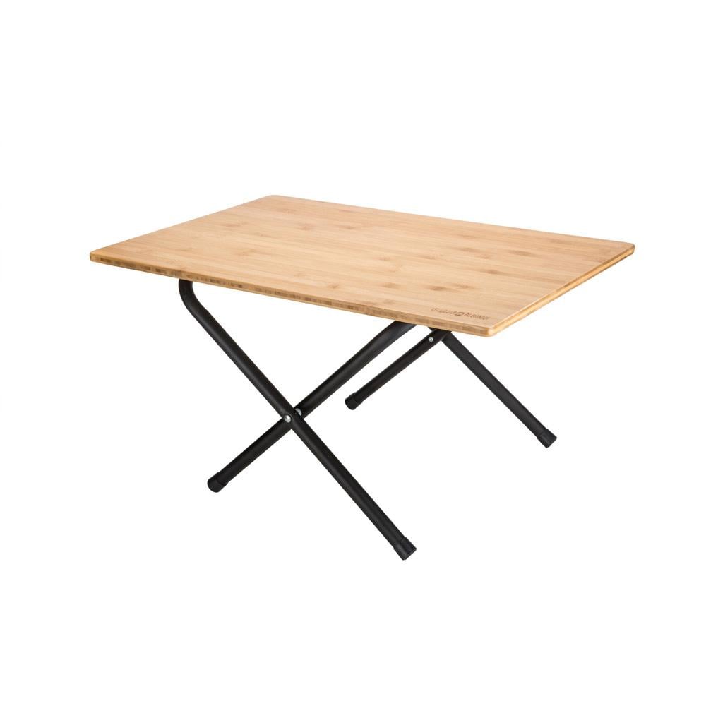 Foldable Bamboo Picnic Table 40*60*31cm 10kg Capacity - Easy to Transport and Store, Durable for Outdoor Use, Eco-Friendly