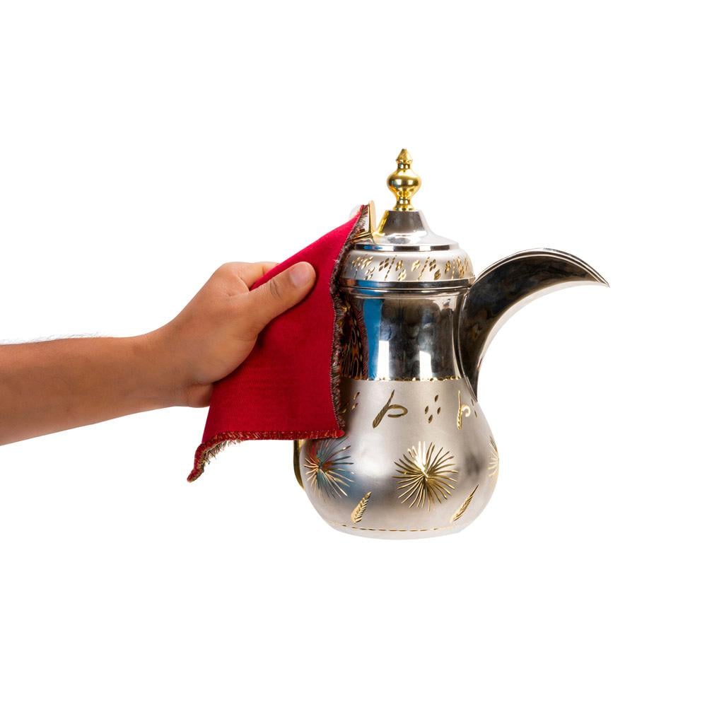 بيز قطن تراثي 17 سم- يحمي اليدين من الحرارة، يتحمّل الاستخدام اليومي، يضيف لمسة تراثية فاخرة،ضمان 3 سنوات