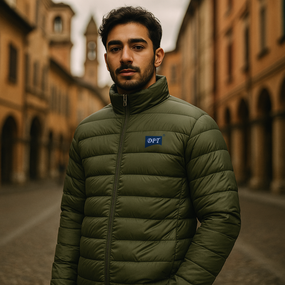 جاكيت مبطن ريش البط XL - يوفر دفء عالي، خفيف الوزن، تصميم أنيق ومريح،ضمان سنتان