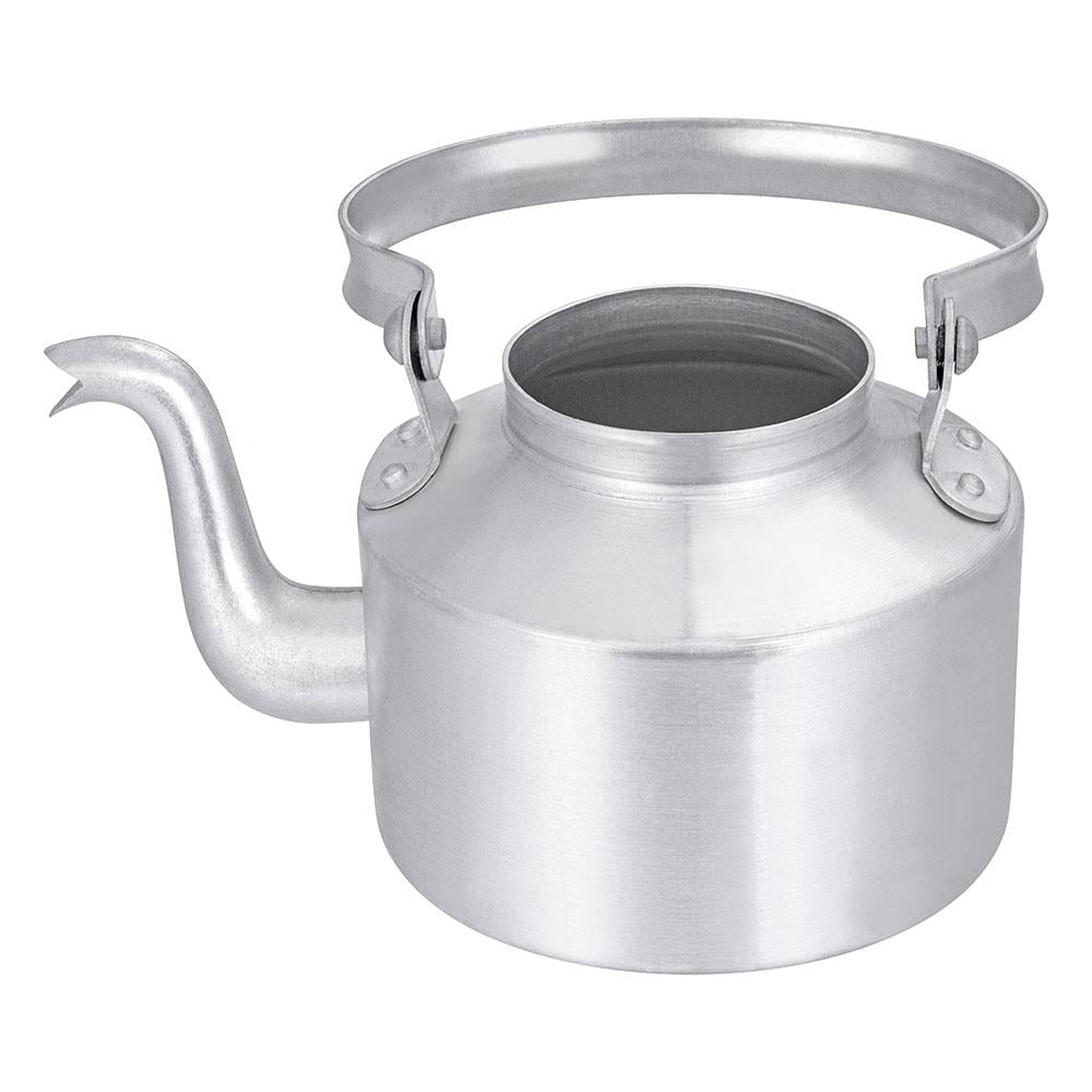 ابريق شاي الومنيوم هندي 1.9 لتر- متين وطويل العمر، سهل الحمل، مناسب للرحلات،ضمان سنتان