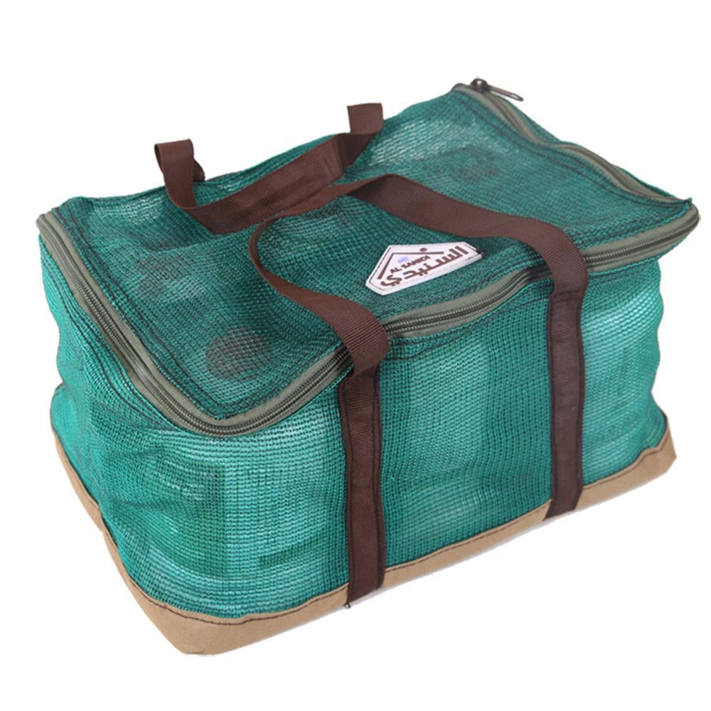 شنطة خضروات مقسمة 20 لتر- تحافظ على الخضروات طازجة، تسهّل التنظيم، مناسبة للثلاجة والرحلات،ضمان سنتان