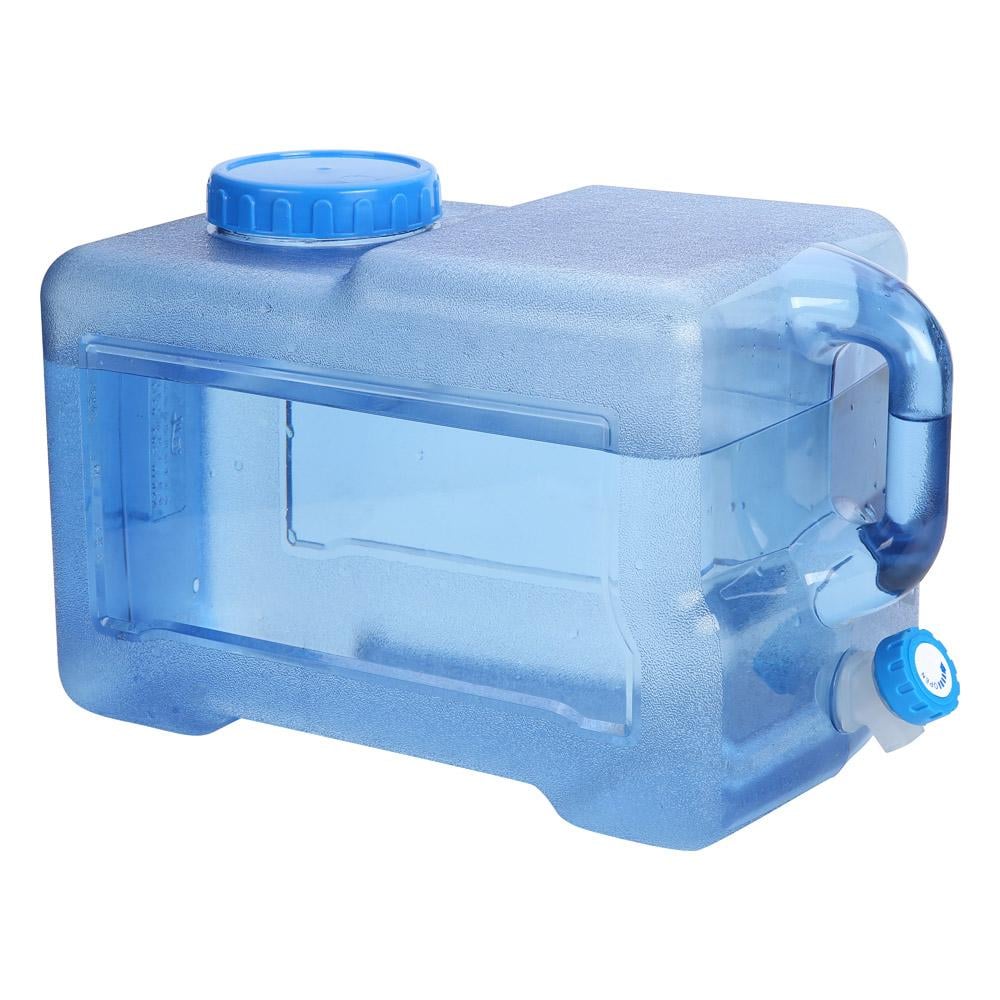 جركل ماء بلاستيك مع بزبوز 18 لتر - تخزين مياه آمن وصحي، سهل الحمل والنقل، سهل التعبئة والتنظيف،ضمان سنتان