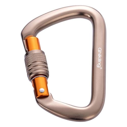 Aluminum Alloy Climbing Rope Hanger 11.1*7.3cm - High security and stability, easy to carry, long lasting