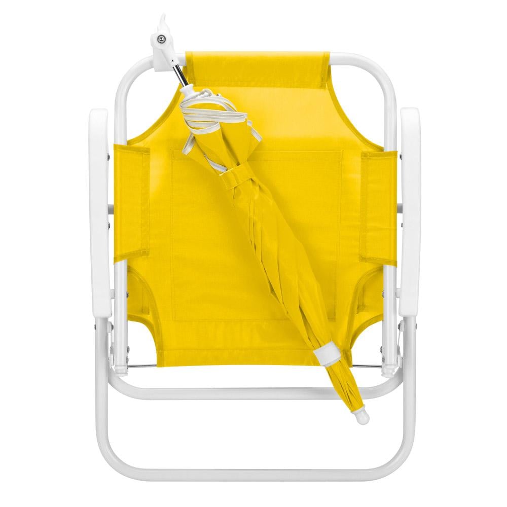 كرسي أطفال مع شمسية يتحمل 50 كجم- خفيف وسهل الحمل، يحمي من الشمس، متين وآمن للأطفال،ضمان سنتان