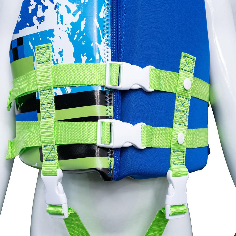 سترة سباحة للاطفال 44* 37* 7سم- يوفر أمان عالي أثناء السباحة، مريح وخفيف الوزن، سهل التثبيت والتعديل،ضمان سنتان