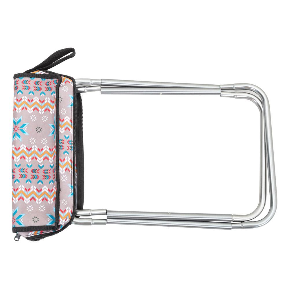 كرسي متنقل للسفر والهايكنج يتحمل 100 كجم- خفيف وسهل الحمل، يتحمّل وزن عالي، لا يأخذ مساحة في الحقيبة،ضمان سنتان