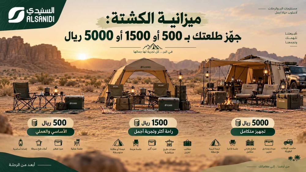 تكلفة تجهيز الكشتة