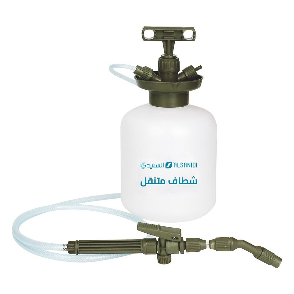 شطاف الوضوء البرية 2 لتر - سهل الحمل والتنقل، يتحمّل الاستخدام الخارجي، يوفر نظافة في أي مكان،ضمان سنتان