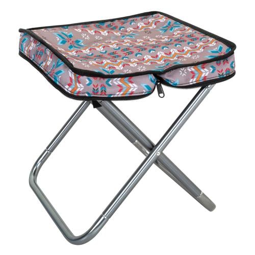 Portable travel and hiking chair with a capacity of 100 kg - light and easy to carry, can withstand heavy weight, and does not take up space in the bag