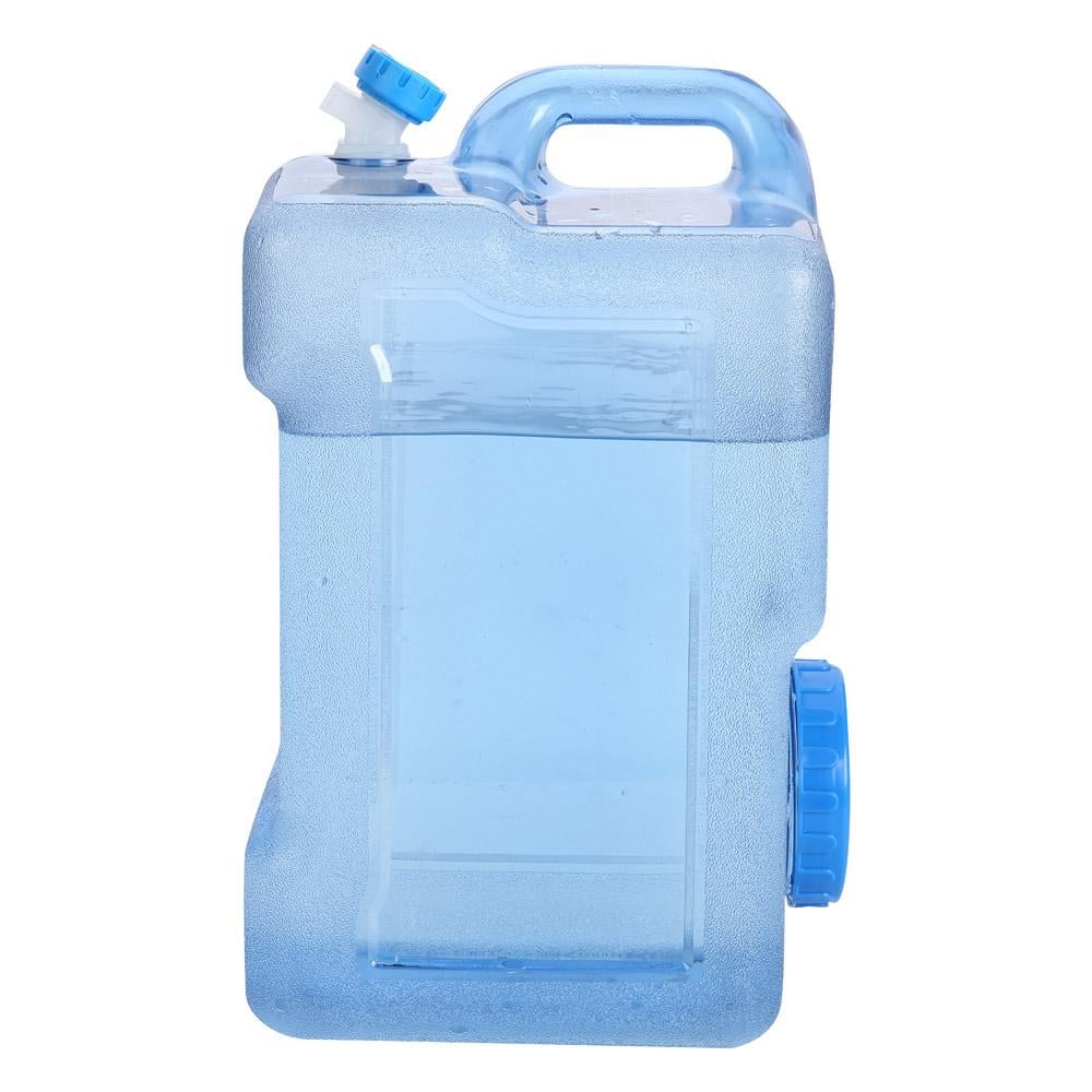 جركل ماء بلاستيك مع بزبوز 18 لتر - تخزين مياه آمن وصحي، سهل الحمل والنقل، سهل التعبئة والتنظيف،ضمان سنتان