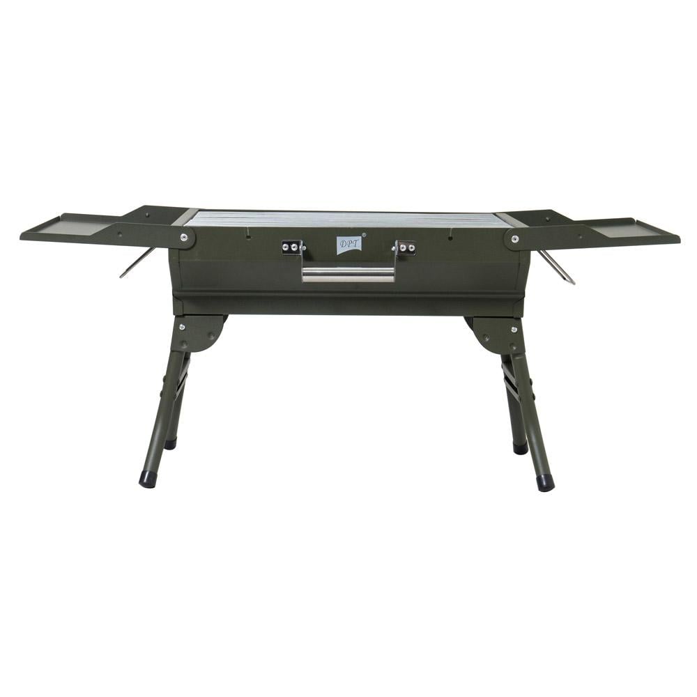 Portable charcoal grill 82*30*35 cm - easy to carry and store, durable and rust-resistant, ready for quick use