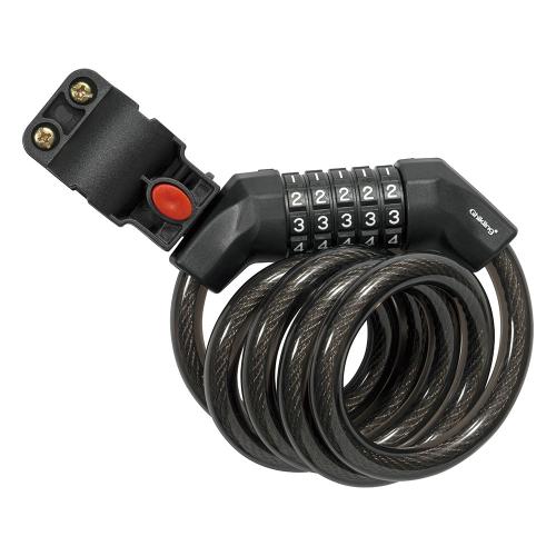 Zinc Bicycle Lock 100*12*3cm - Effective theft protection, easy to carry and use, withstands daily use