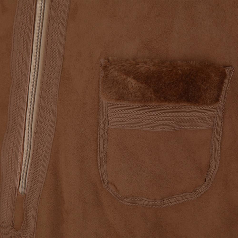 ثوب فرو XXL- يمنح دفء عالي، يوفر راحة وحرية حركة، مناسب للأجواء الباردة في المملكة،ضمان سنتان