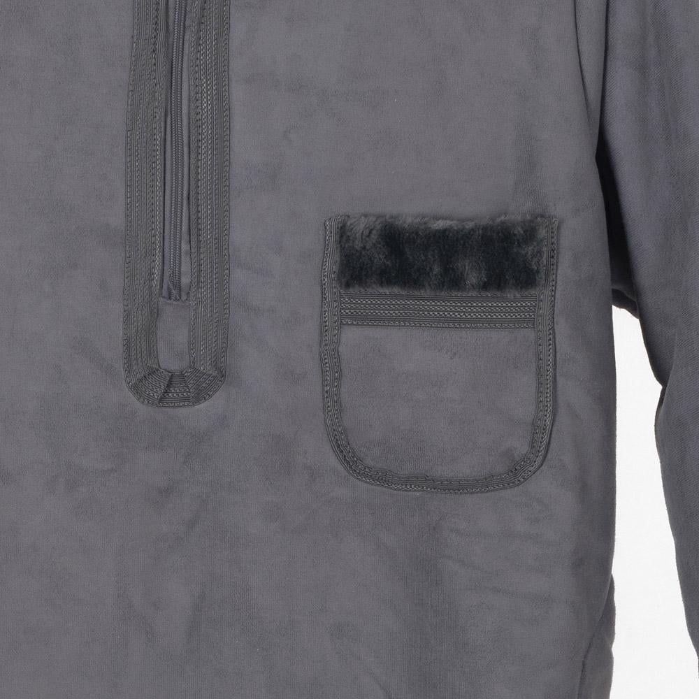 ثوب فرو XL- يمنح دفء عالي، حماية فعّالة من البرد، عملي للرحلات البرية،ضمان سنتان