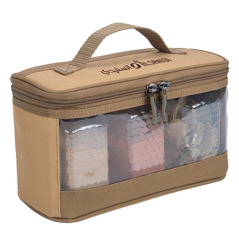 Complete 3-Piece Spice Jar Set - Neatly organizes items, easy to carry, keeps contents safe