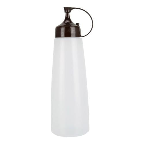 500ml Plastic Sauce Canister - Prevents leakage and dust entry, precise and easy dispensing of sauces, easy to carry and clean