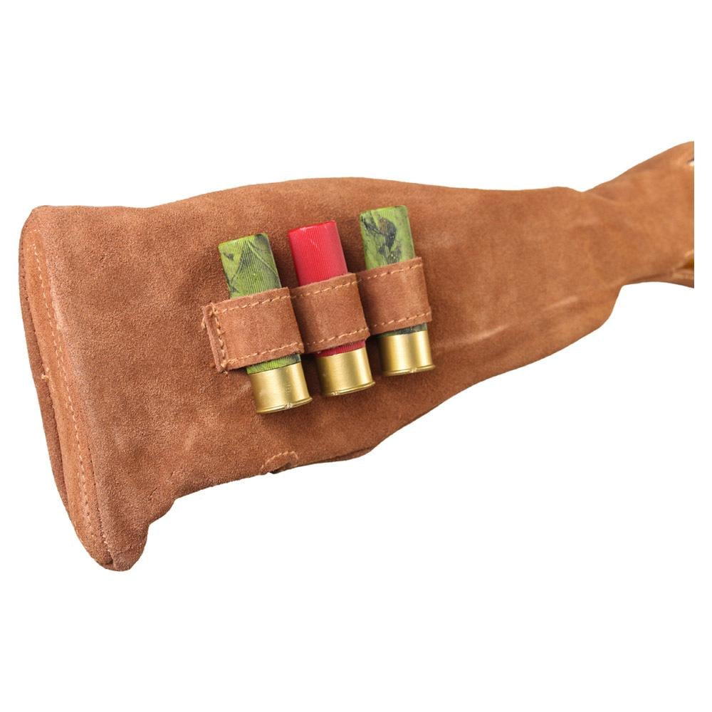 جراب بندقية جلد ثقيل ام خمس ماسورة طويلة - حماية قوية من الخدوش والتلف، يتحمل ظروف الخليج القاسية، يوفر ثبات ودعامة للبندقية،ضمان سنتان