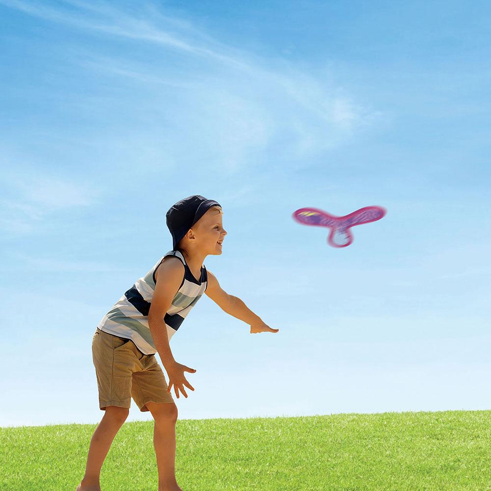 Sponge plastic flying disc 23*23*0.5 cm - Safe and comfortable to play, easy to carry and store, attractive colors add fun
