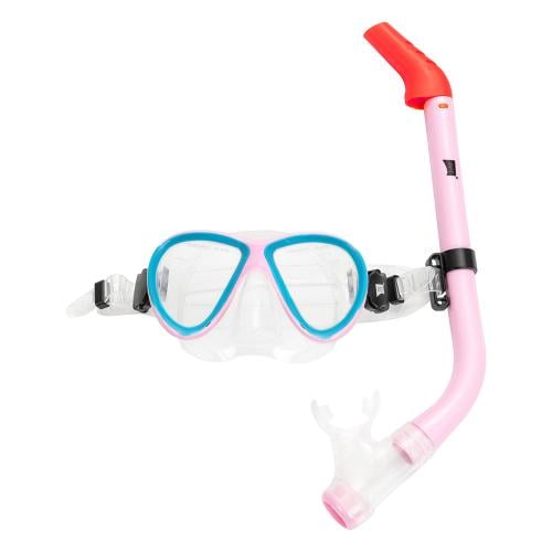 Silicone Kids Snorkel Set 14.5*6*7.5cm - Clear underwater vision, stable and safe during use, easy to wear for kids