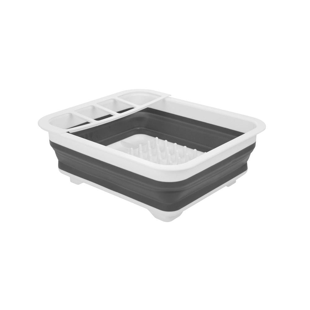 رف تجفيف الصحون 36*30.5*12 سم- يوفر مساحة، سهل التنظيف، تصريف ماء سريع وفعّال،ضمان سنتان