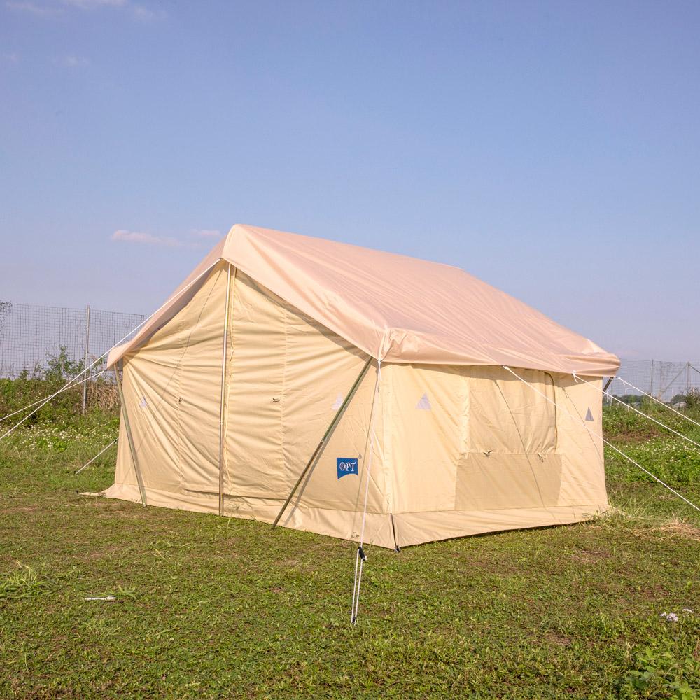 خيمة الحجرة قماش كانفاس 4*3*2.5م- مساحة واسعة ومرتفعة، مقاومة قوية للعوامل الجوية، سهلة التركيب والتنقل،ضمان سنتان