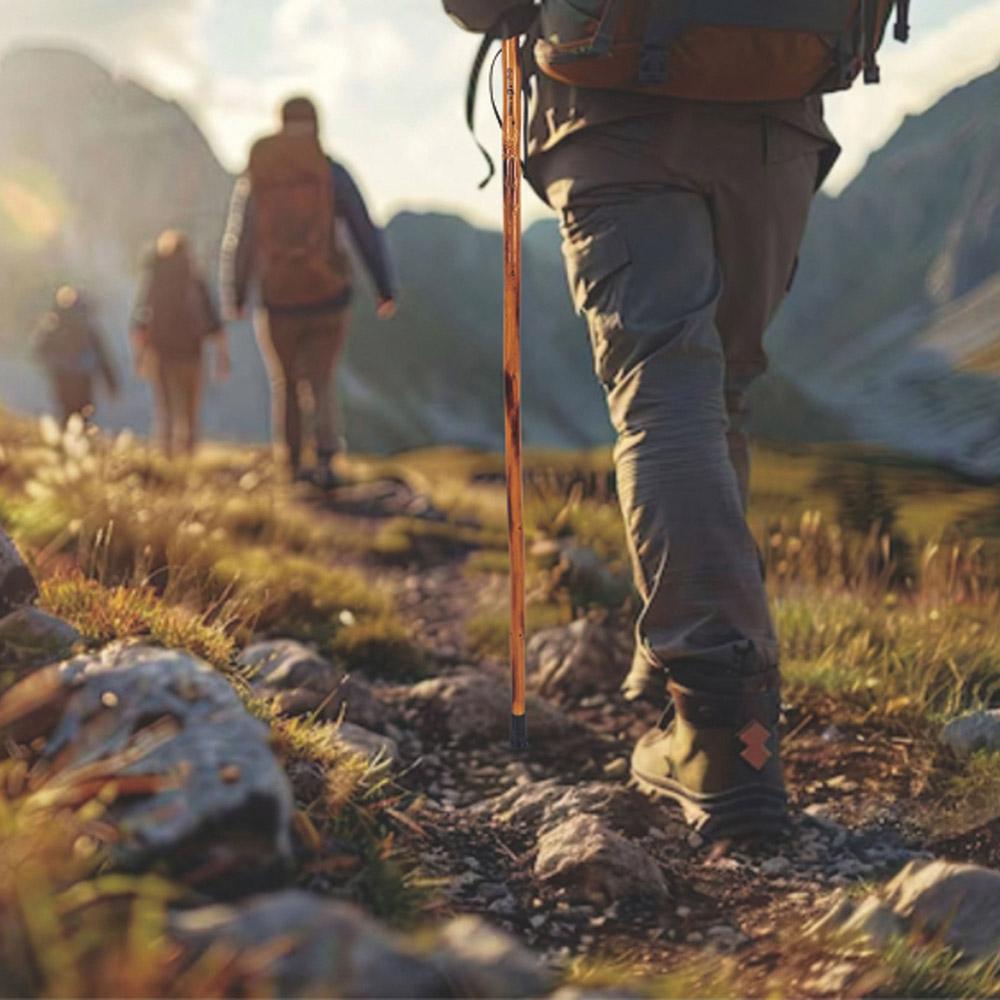 عصا تراثية 100*2.5 سم- يمنع الانزلاق، قبضة مريحة، تصميم أنيق وتراثي،ضمان سنتان