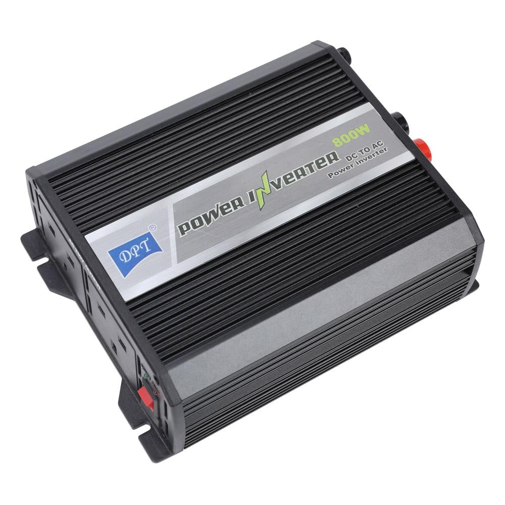 12V 800W Power Inverter - Provides stable and safe power, multiple safety protections, easy to carry and mobile use