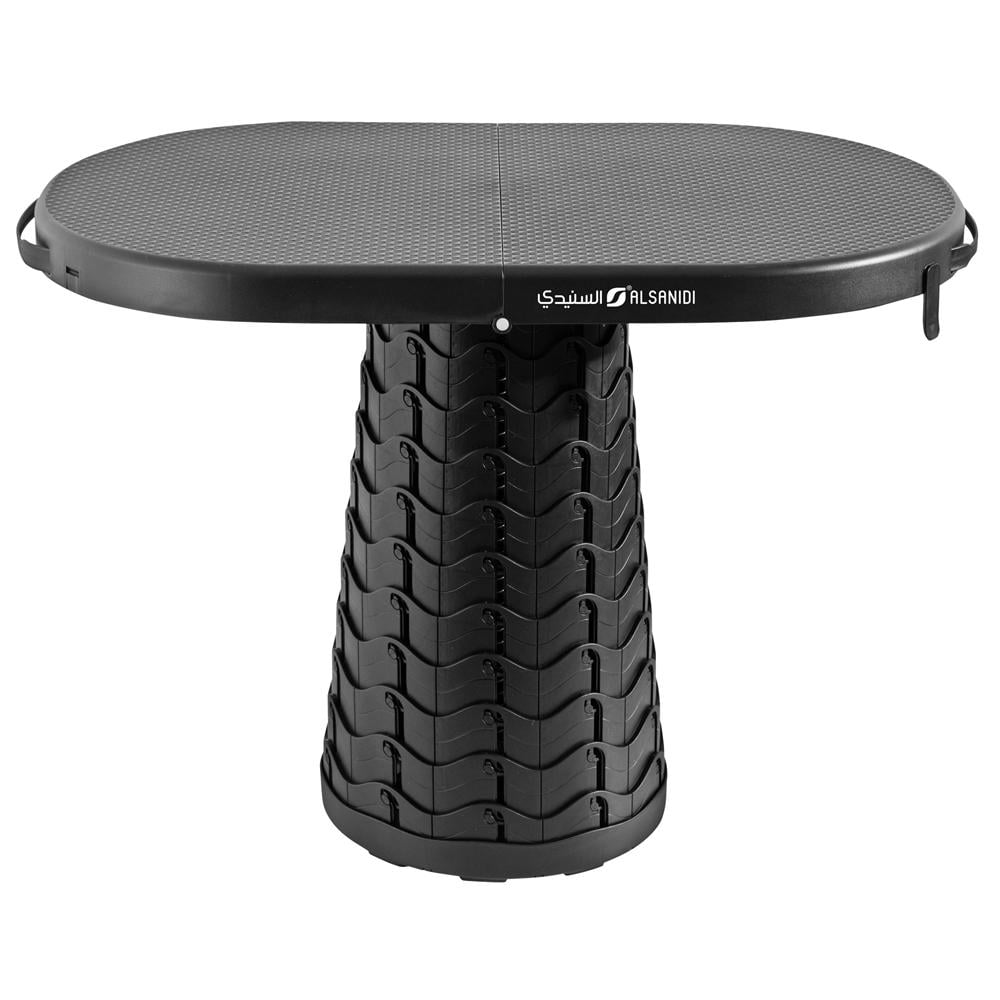 كرسي مع طاولة متعدد الاستخدام قابل للطي يتحمل 180 كجم- سهلة الحمل والتخزين، تتحمل وزن عالي، متعددة الاستخدامات،ضمان سنتان