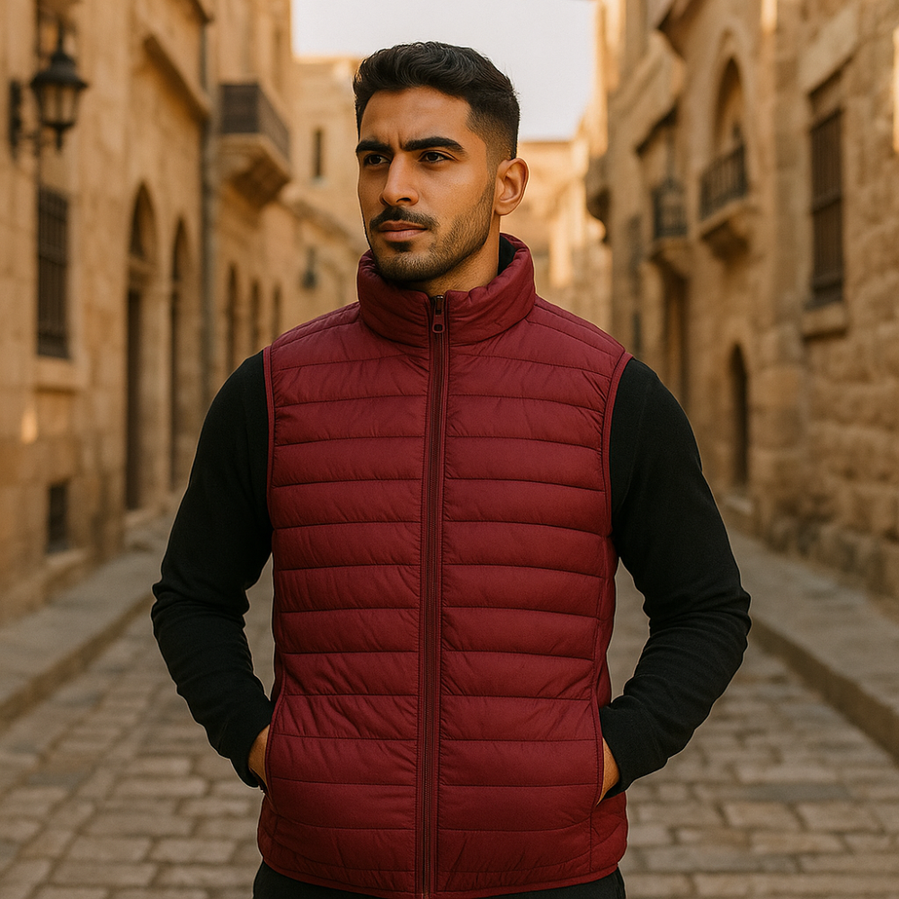 جاكيت مبطن ريش البط متعدد المقاسات - يوفر دفء عالي مع وزن خفيف، مقاوم للعوامل الجوية، يمنح حرية حركة،ضمان سنتان