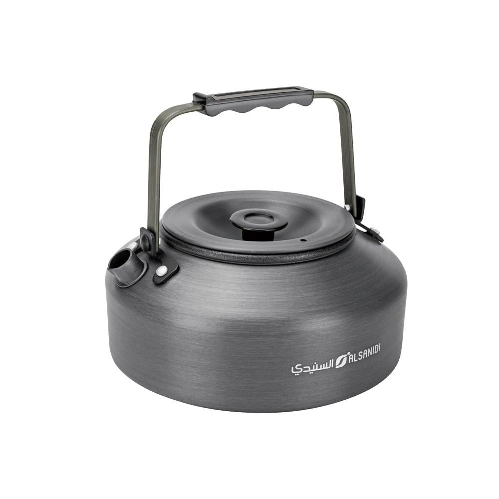 طقم اواني الومنيوم للتخييم والهايكنج 4 قطع - خفيفة وسهلة الحمل، تنظيف سريع، متعددة الاستخدامات،ضمان سنتان