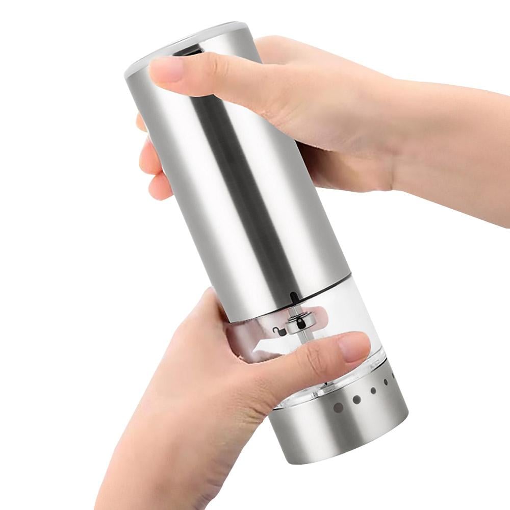 طاحونة قهوة كهربائية 5.5* 5.5* 22 سم- سهلة الحمل وخفيفة الوزن، متعددة الاستخدامات، توفر طحن طازج حسب الرغبة،ضمان سنتان