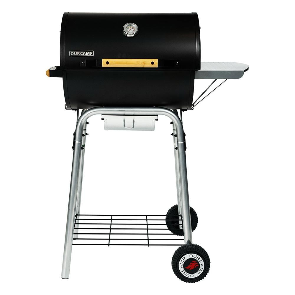 Portable Charcoal Grill 52*38.5*103cm - Comfortable height without bending, easy to transport, saves space to organize tools