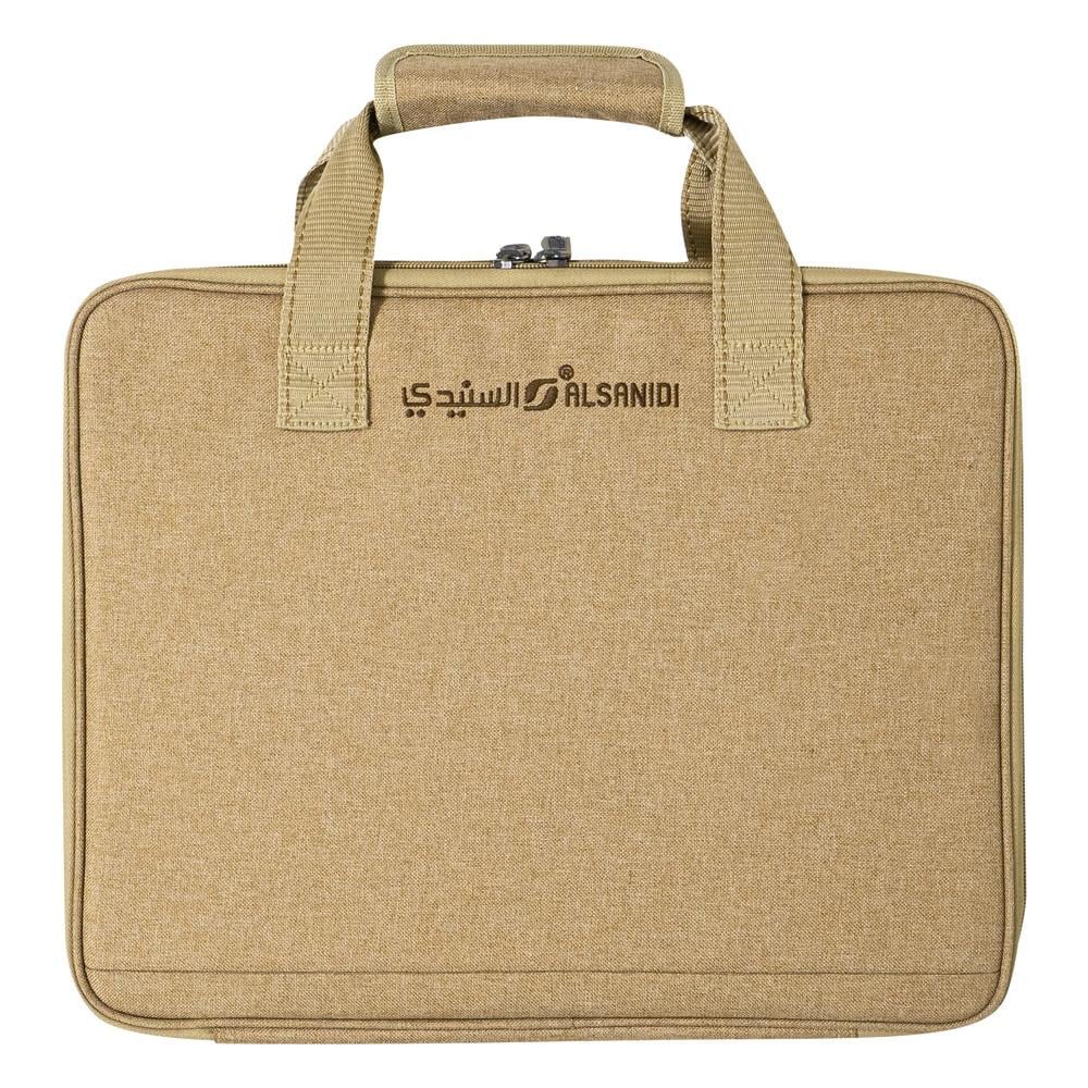 Stainless Steel Charcoal and Wood Burner with Case 30*30*35cm - High Heat Resistance, Easy to Carry and Store, Long Service Life