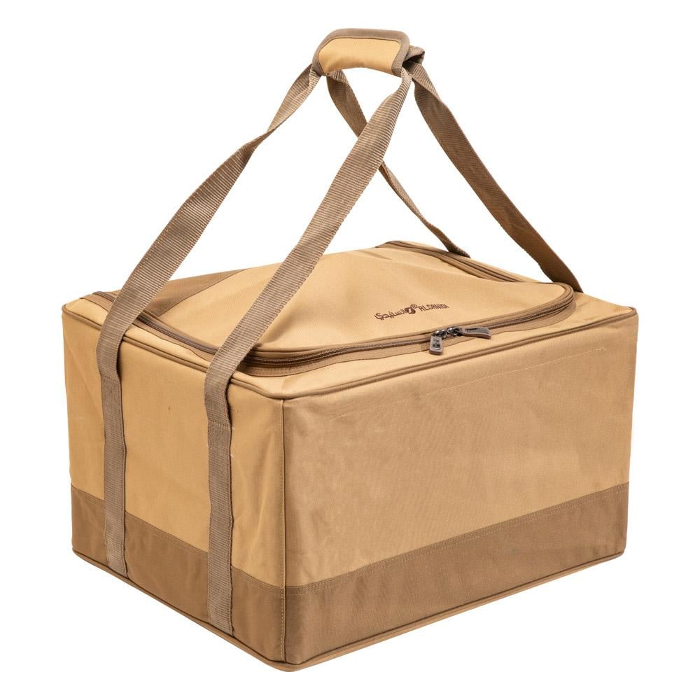 شنطة شاي وقهوة على خطى العرب 43 لتر تنظيم سهل للأدوات حماية من الماء والتلف سهلة الحمل والتنقل ضمان 3 سنوات