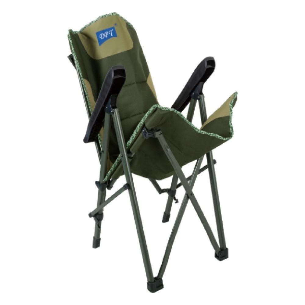 Green picnic chair, foldable, supports 100 kg, sturdy and durable design, 2-year warranty