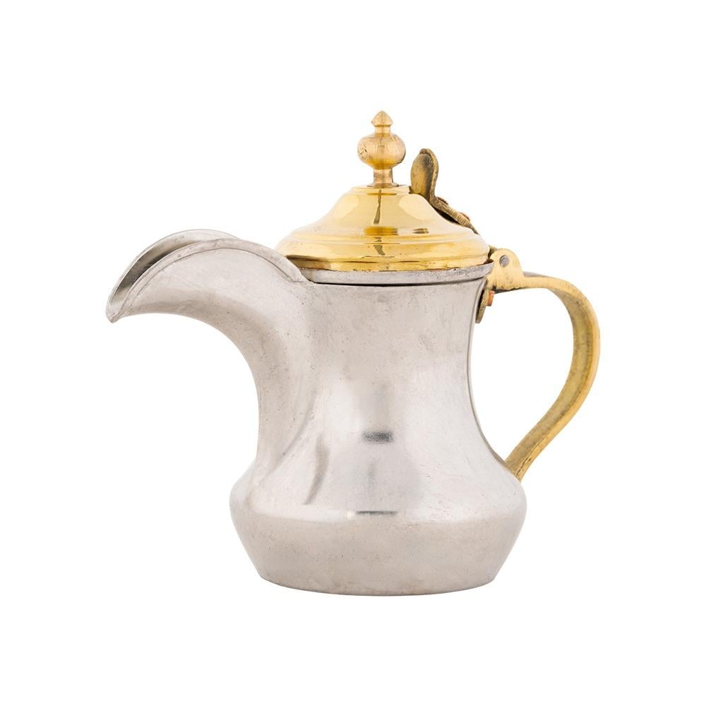 دلة الفخامة 0.6 لتر- متينة وطويلة العمر، تحافظ على حرارة القهوة، تصميم أنيق وفاخر،ضمان سنتان