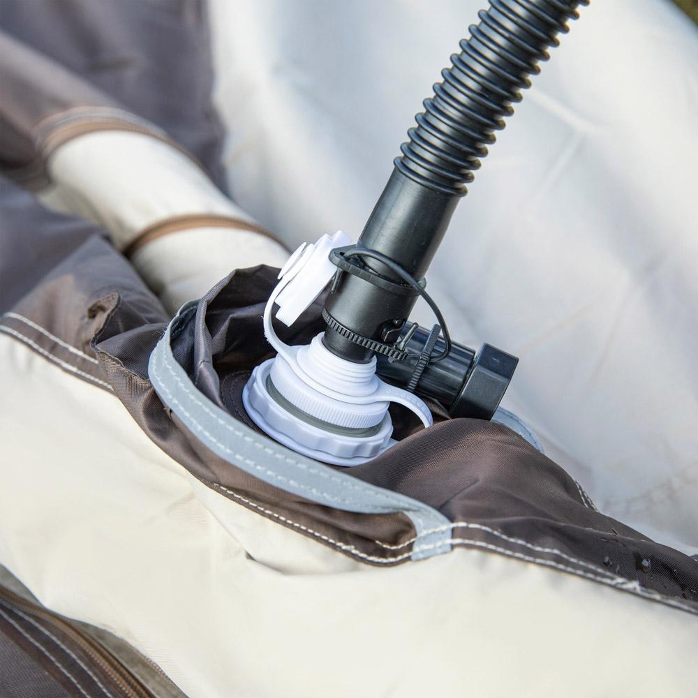 خيمة رحلات هوائية قماش قطني 3.8*3.2*2.2م- سهلة وسريعة التركيب، حماية فعالة من الحشرات والشمس، مساحة واسعة وتهوية ممتازة،ضمان سنتان