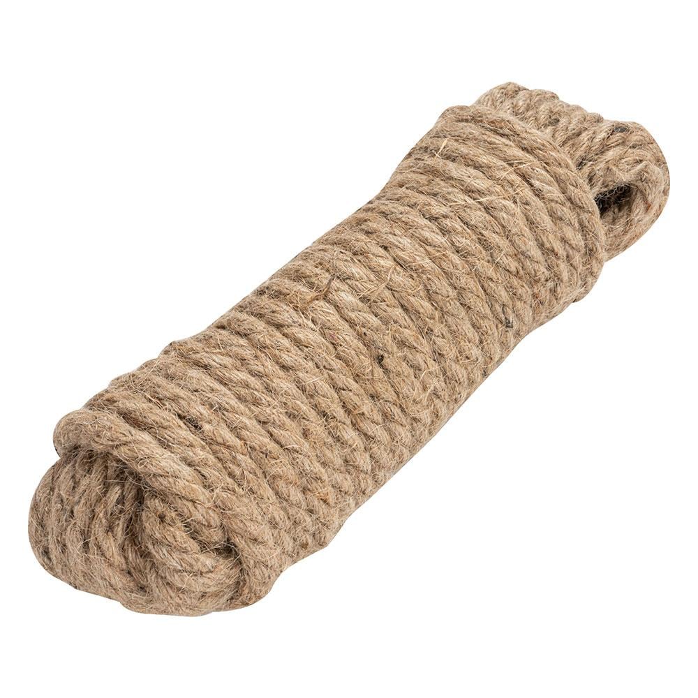 5m Multipurpose Jute Rope - Durable and abrasion resistant, easy to use, suitable for various activities